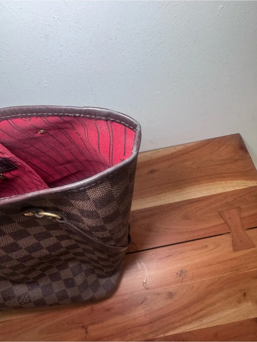 Louis Vuitton Neverfull GM Damier Ebene Coated Canvas
